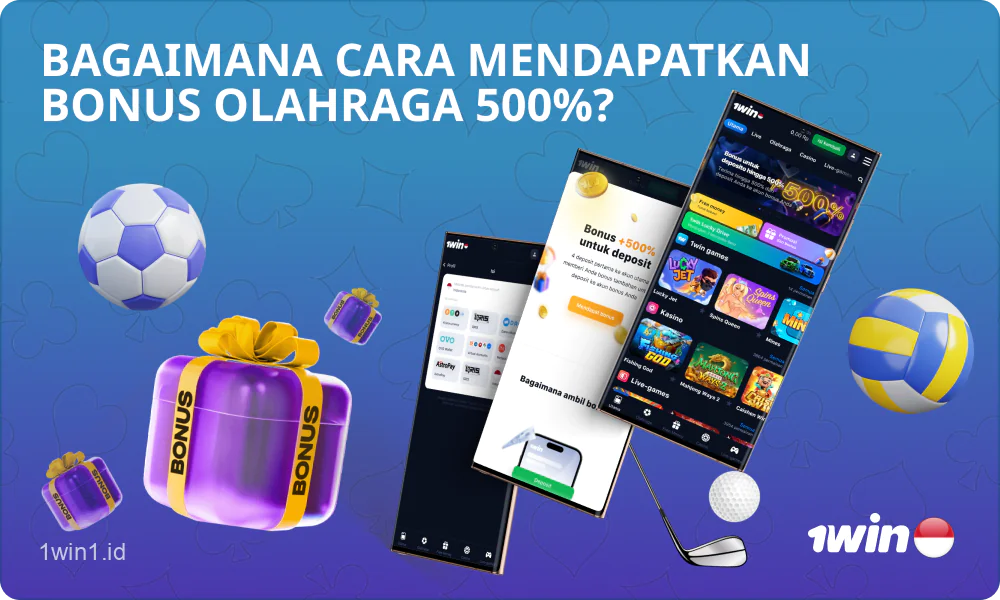 Untuk memanfaatkan bonus olahraga 1win, pemain Indonesia harus mendaftar, melakukan deposit, dan mulai bertaruh pada olahraga