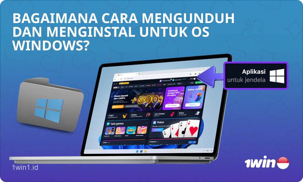 Pengguna 1win di Indonesia dapat mengunduh dan menginstal aplikasi 1win untuk komputer Windows dalam beberapa langkah sederhana