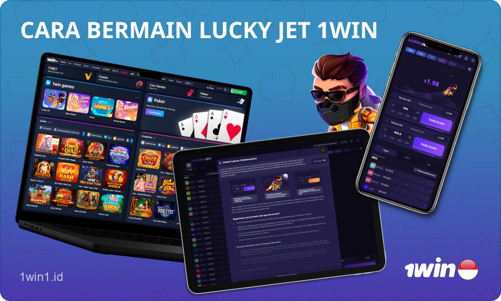 Untuk memainkan 1win Lucky Jet dengan uang sungguhan, penjudi asal Indonesia perlu mengikuti beberapa langkah sederhana