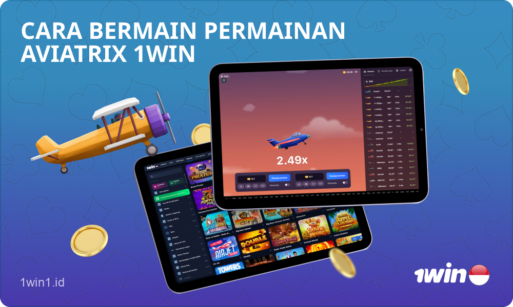 Untuk mulai bermain AviatriX 1win dengan uang sungguhan, pengguna di Indonesia harus mengikuti beberapa langkah sederhana