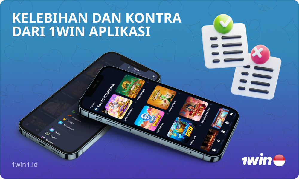 Pengguna aplikasi mobile 1win di Indonesia sangat mengapresiasi fungsionalitasnya, kemudahan akses perjudian, keamanan transaksi dan masih banyak lagi keunggulan lainnya