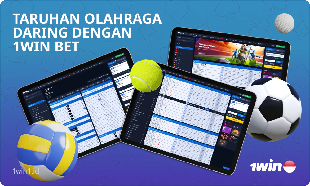 1win Indonesia menawarkan kepada para penggunanya banyak pilihan disiplin olahraga dan kompetisi untuk taruhan olahraga